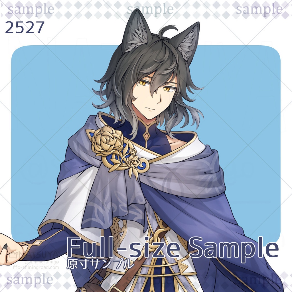 【立ち絵】2527【表情6種】イメージ:男性、獣人、傭兵、狩人