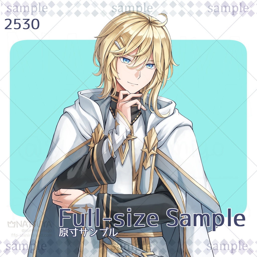 【立ち絵】2530【表情6種】イメージ:男性、神官、魔術師、学者