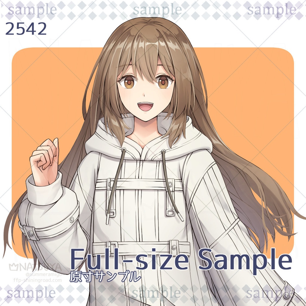 【立ち絵】2542【表情6種】イメージ:女性、カジュアル、学生、現代