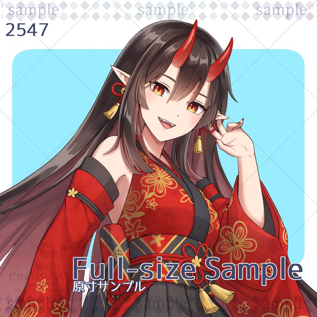 【立ち絵】2547【表情6種】イメージ:女性、妖怪、鬼人、竜人