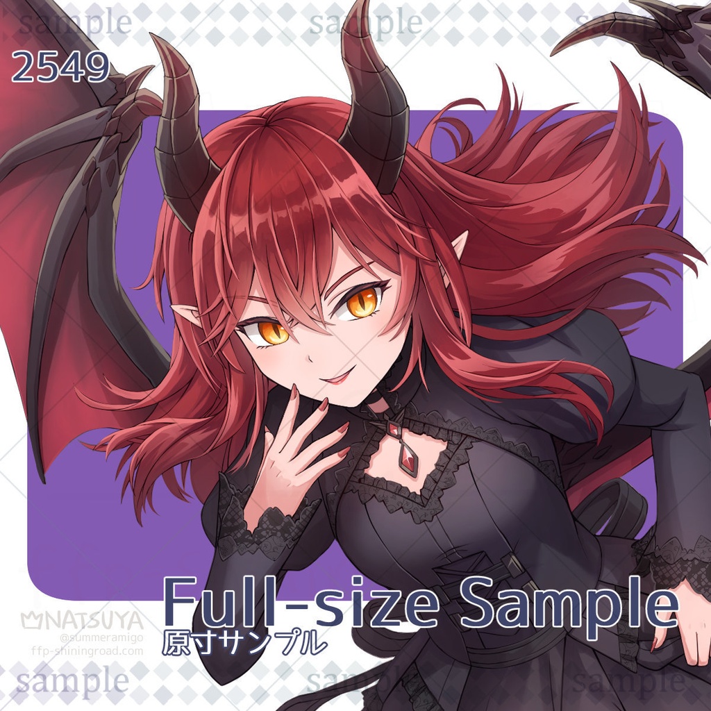 【立ち絵】2549【表情6種】イメージ:女の子、悪魔、魔族、竜人