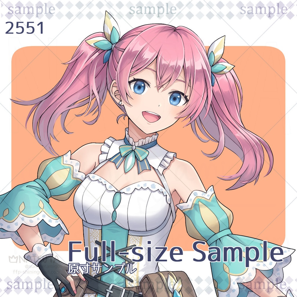 【立ち絵】2551【表情6種】イメージ:女性、アイドル、魔法少女、冒険者