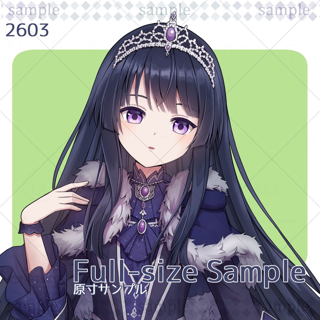 【立ち絵】2603【表情6種】イメージ:女の子、王女、魔女、魔族