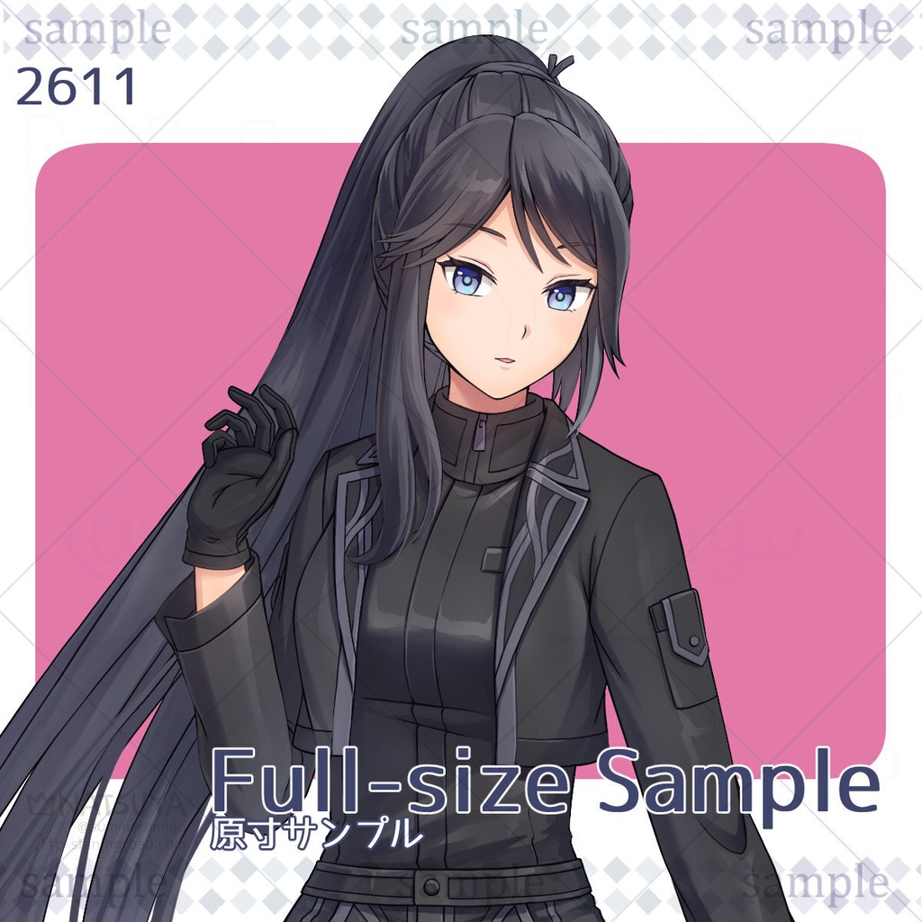 【立ち絵】2611【表情6種】イメージ:女性、暗殺者、諜報員、兵士