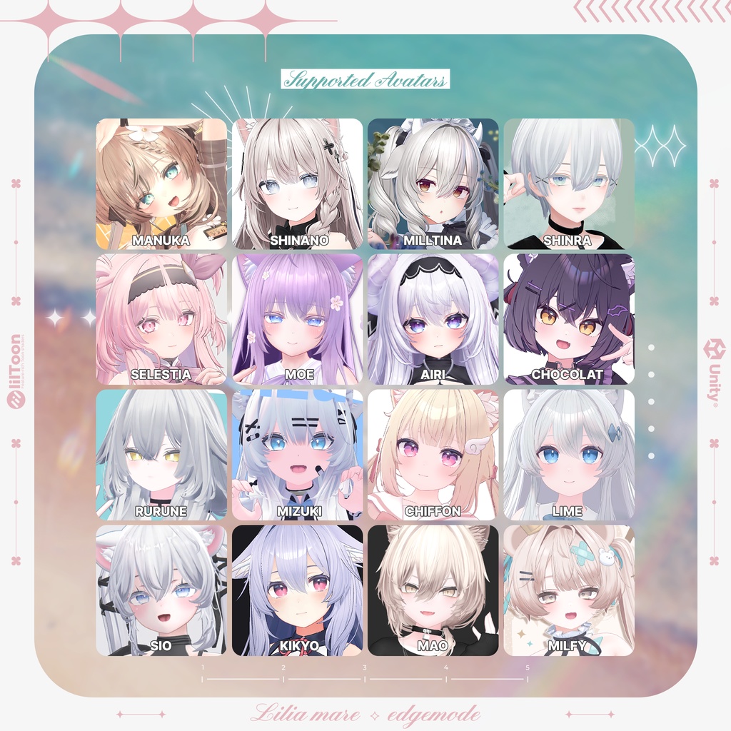 ☀️【16アバター対応】Lilia Mare☀️