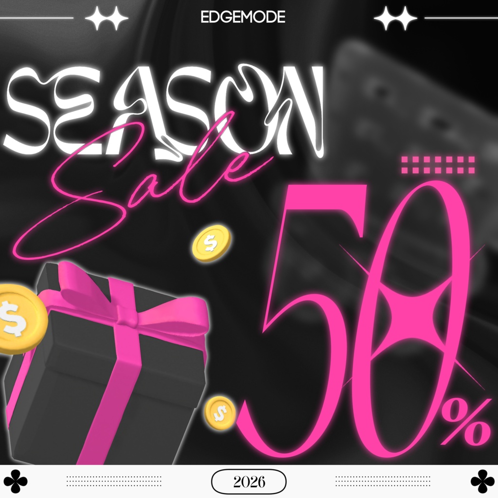 🎁【Edge Mode 新年50％OFFセール】🎁