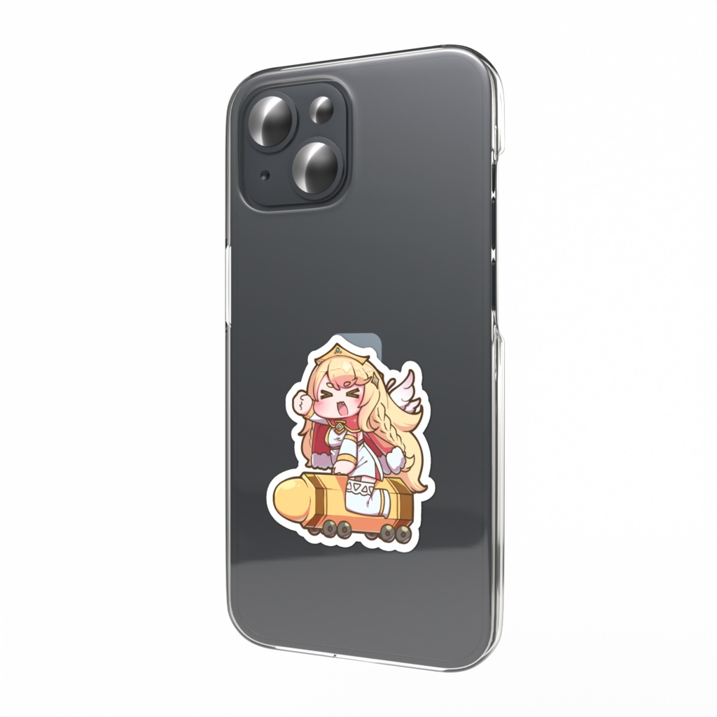 くれよん電車！スマホステッカー