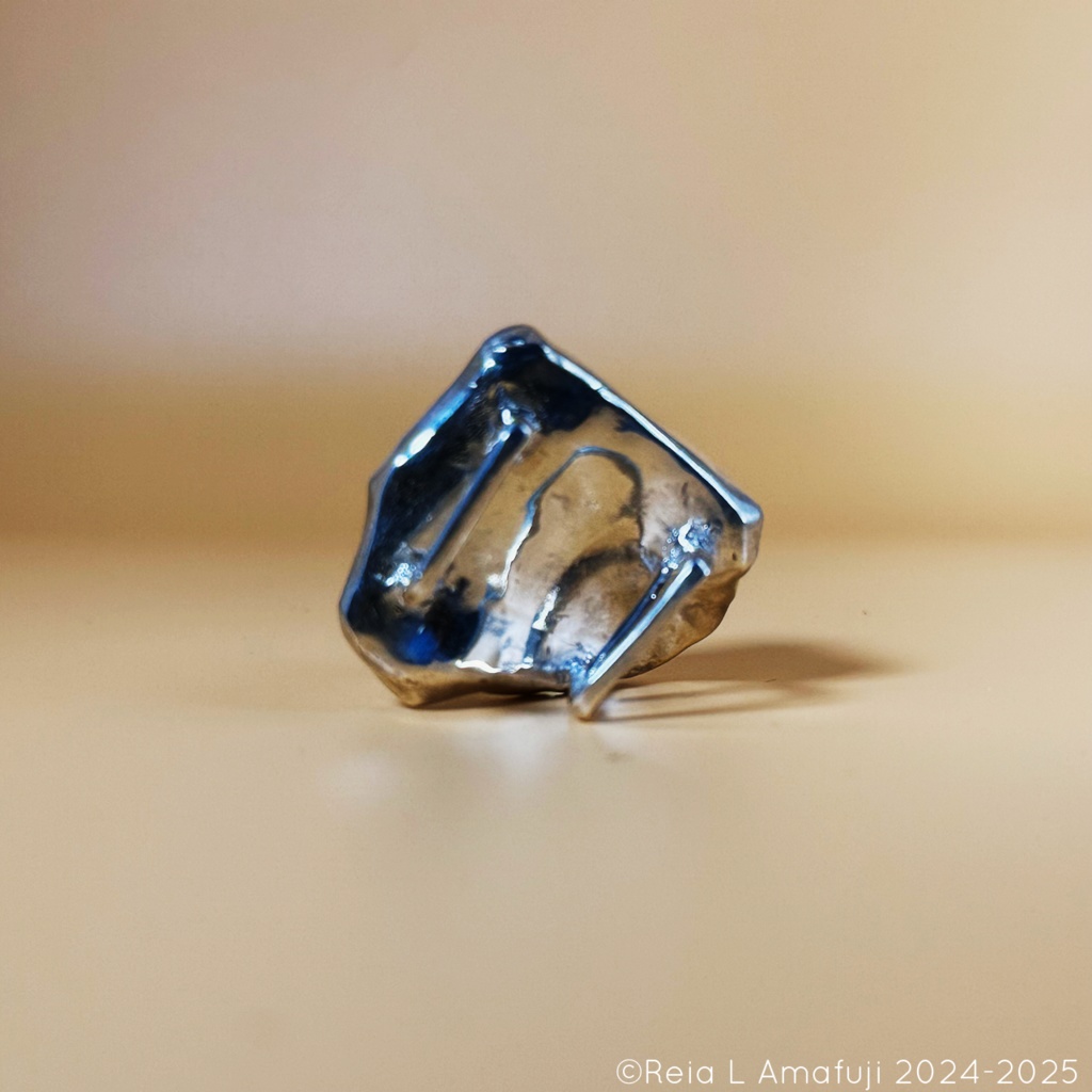 プレ_オパール原石帯留め【一点物】