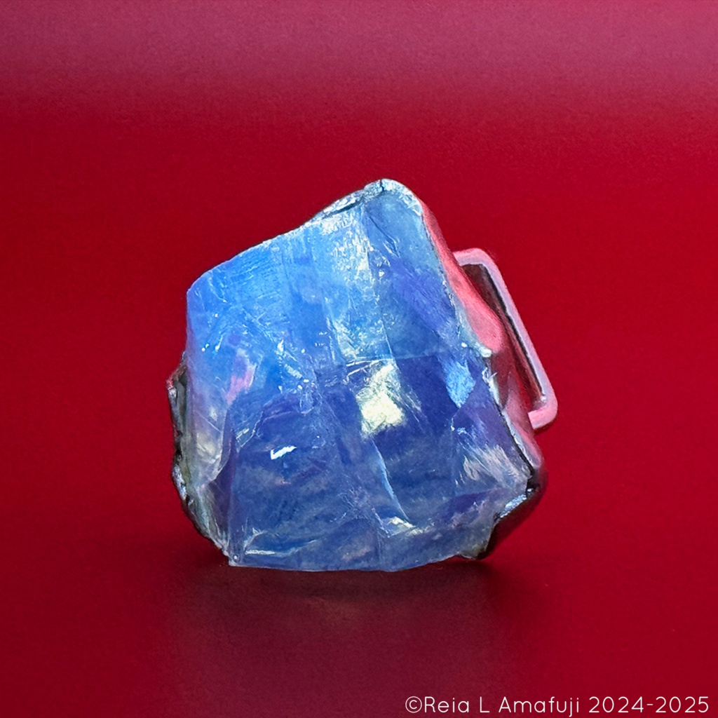 プレ_オパール原石帯留め【一点物】