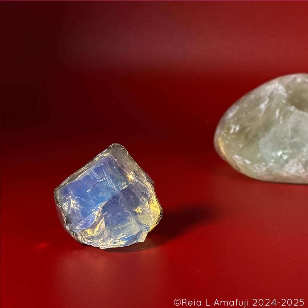 プレ_オパール原石帯留め【一点物】