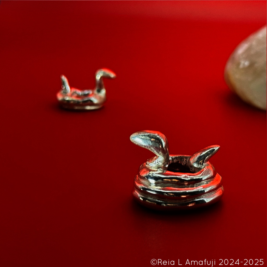 プレ_干支ヘビの置物【一点物】