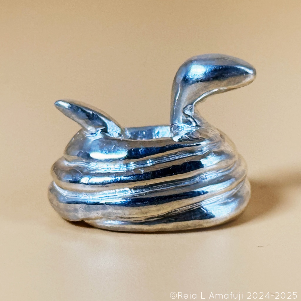 プレ_干支ヘビの置物【一点物】