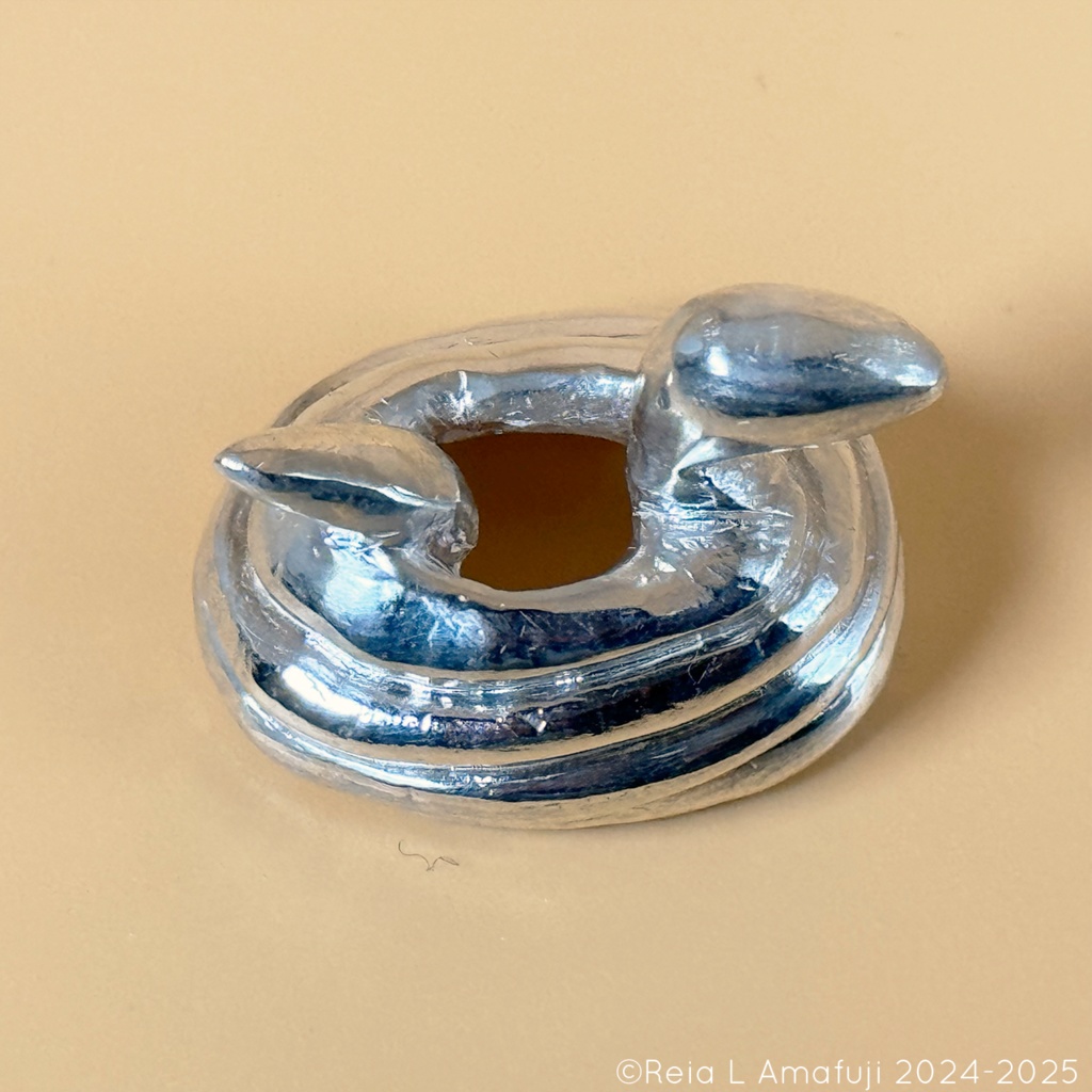 プレ_干支ヘビの置物【一点物】