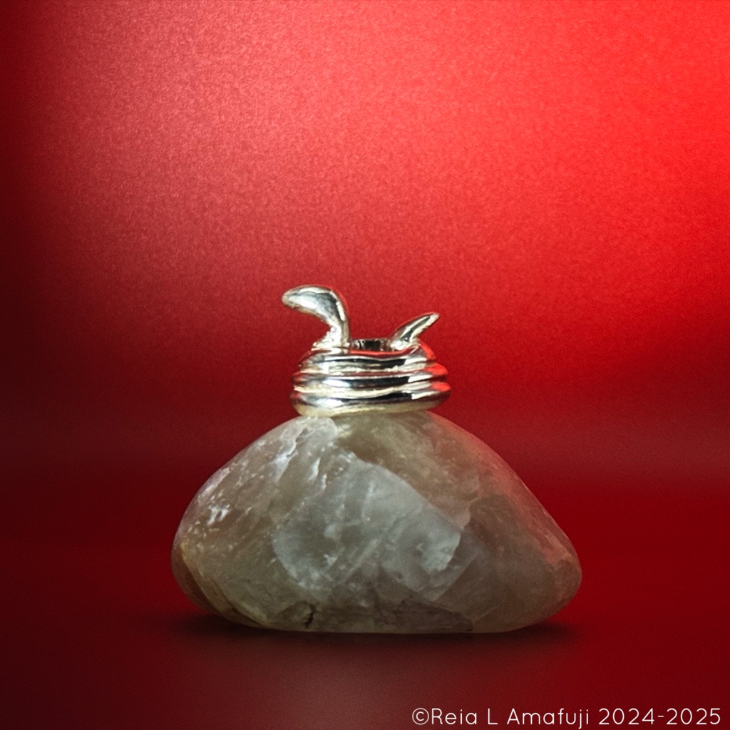 プレ_干支ヘビの置物【一点物】