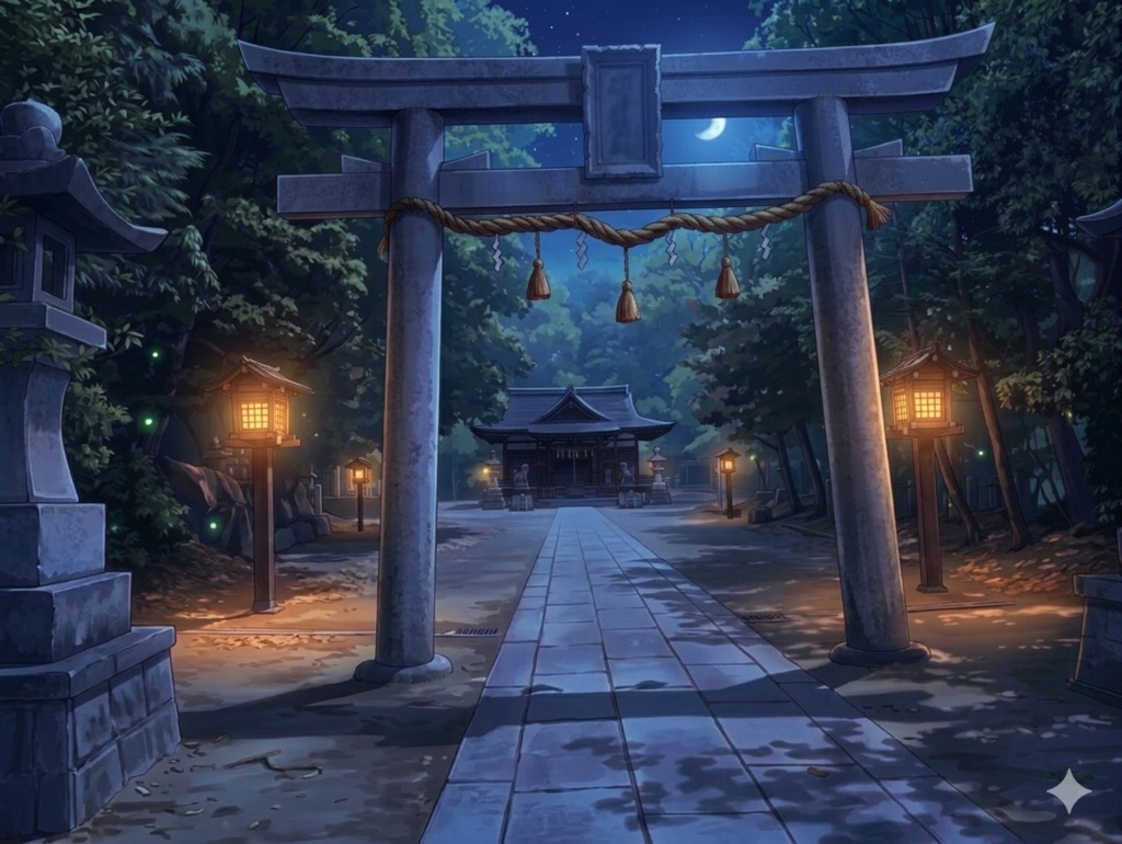 【アニメ風背景】日本の神社実写ベース 30枚セット - Japanese Shrine Pack 30set (Anime Style)
