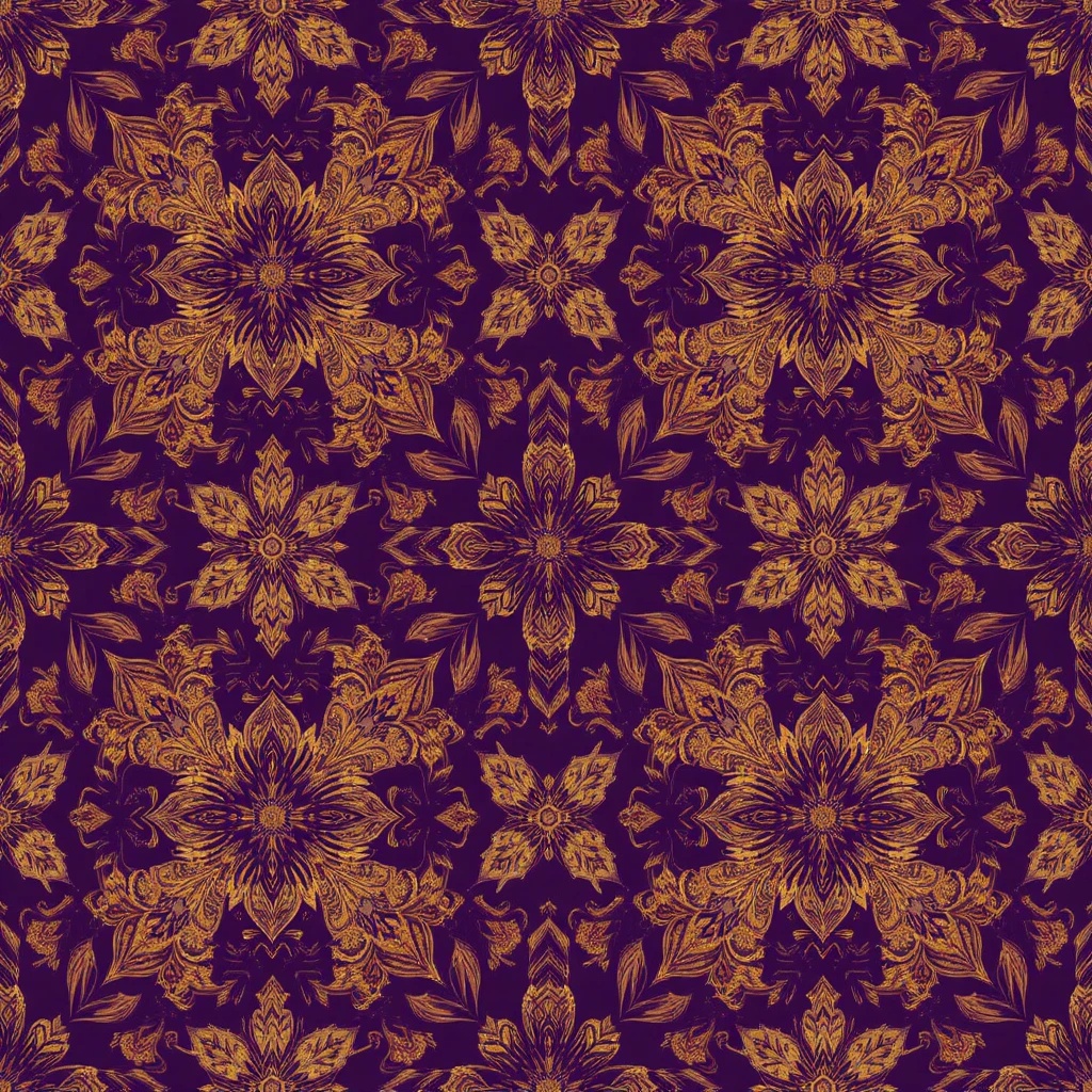 和風×ボヘミアン シームレスパターン素材集(10枚セット) Japanese Bohemian Seamless Patterns (10 items)