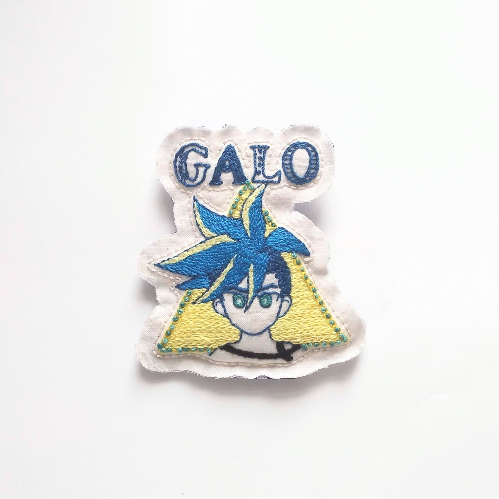 ガロ刺繍バッジ