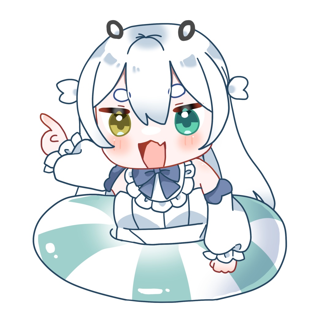 うみのぷかぷかステッカー
