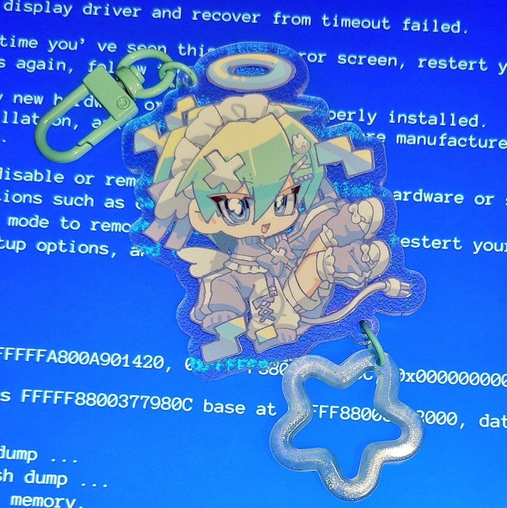 電脳乃亜アクリルキーホルダー