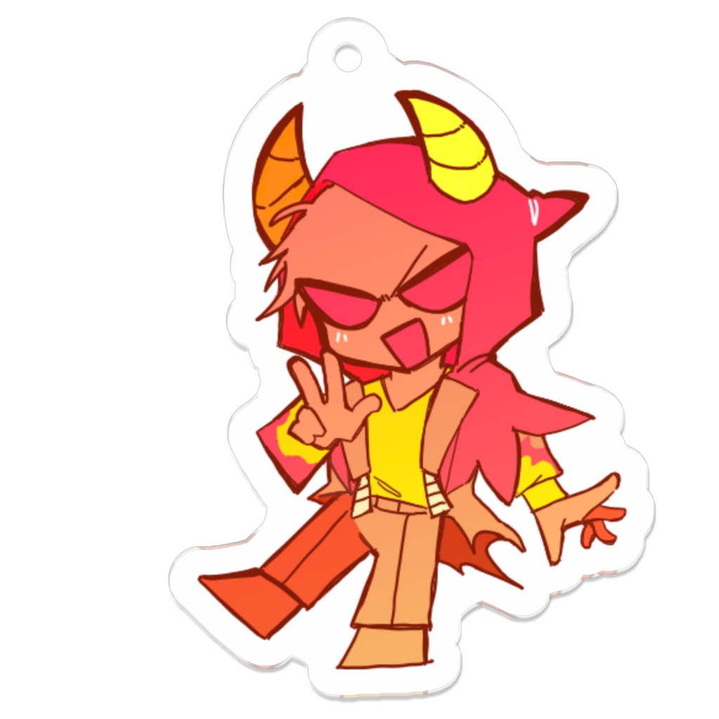 クレマアクリルキーホルダー