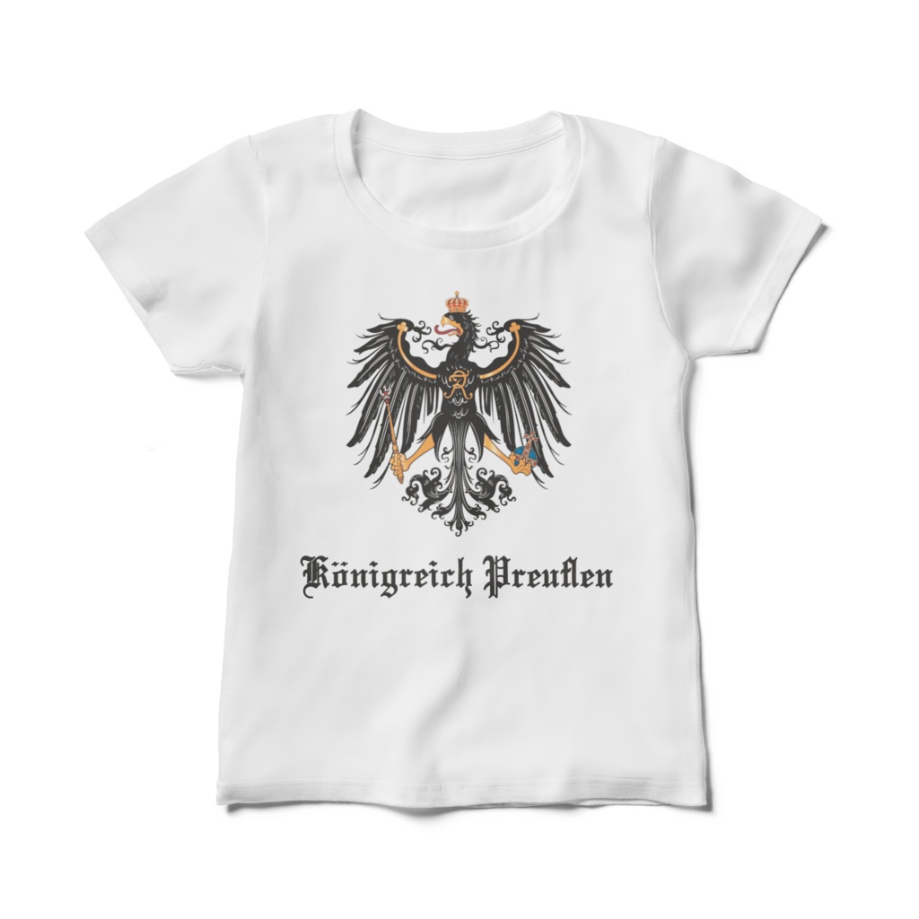 プロイセン王国国章 レディースTシャツ