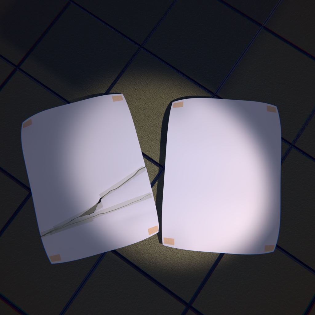 【#StickTray 対応】廃墟に落ちてそうな昔の映画風ポスター【CC0】