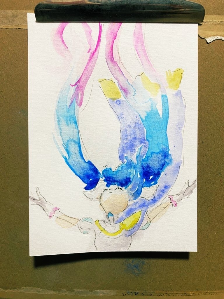 スカイ　20×15㎝程度