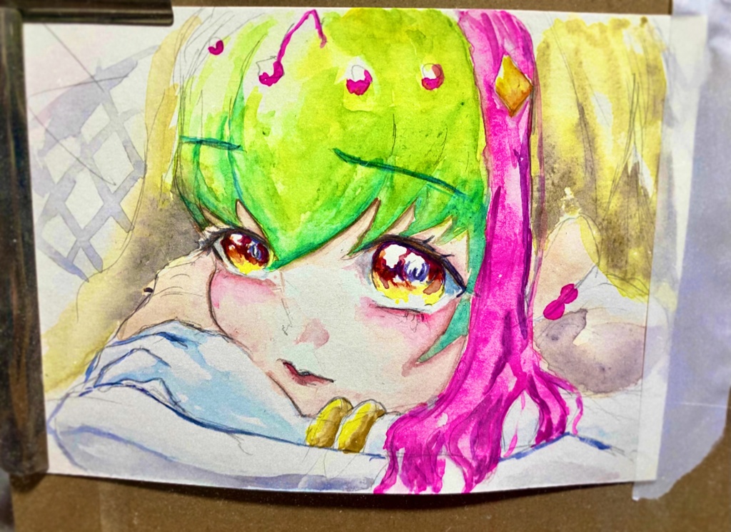 ズキューン　20×15㎝程度