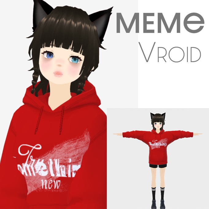 ◆girl キャラクター VRM形式保存  // めめ [Vroid] 