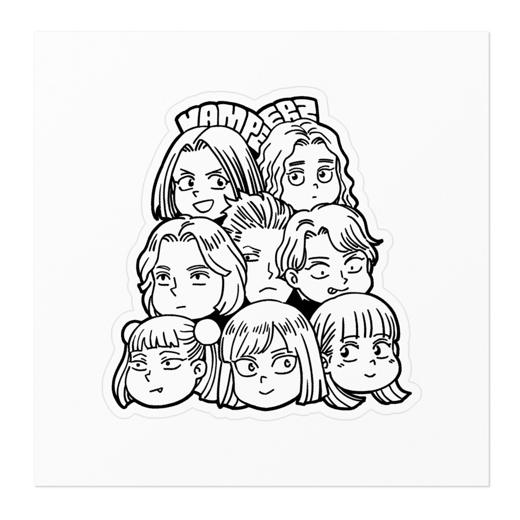 ヴァンピアーズ ステッカー Rデザイン