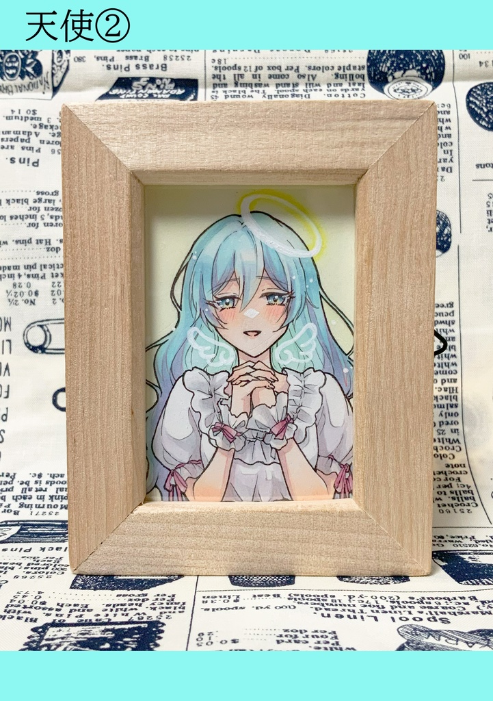 ミニ原画【天使のお願い】