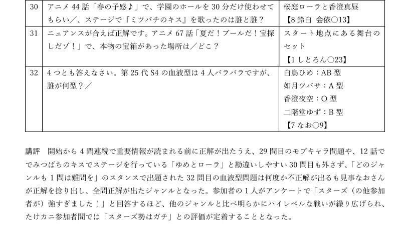 冊子版|たけカニ・たけトラ クイズ大会問題集3冊セット