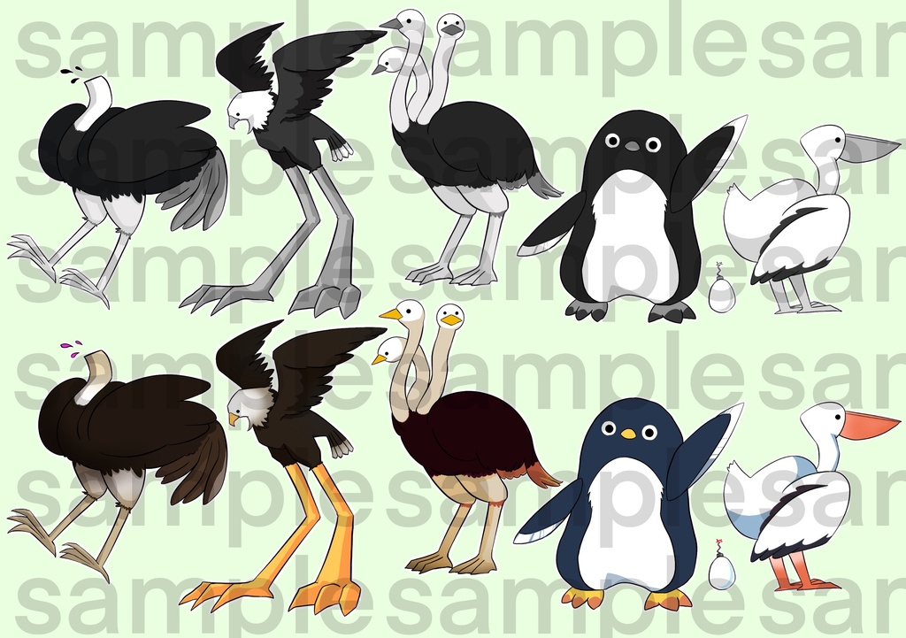 【フリー素材】ゆるい星喰の獸セット【獸ノ森】