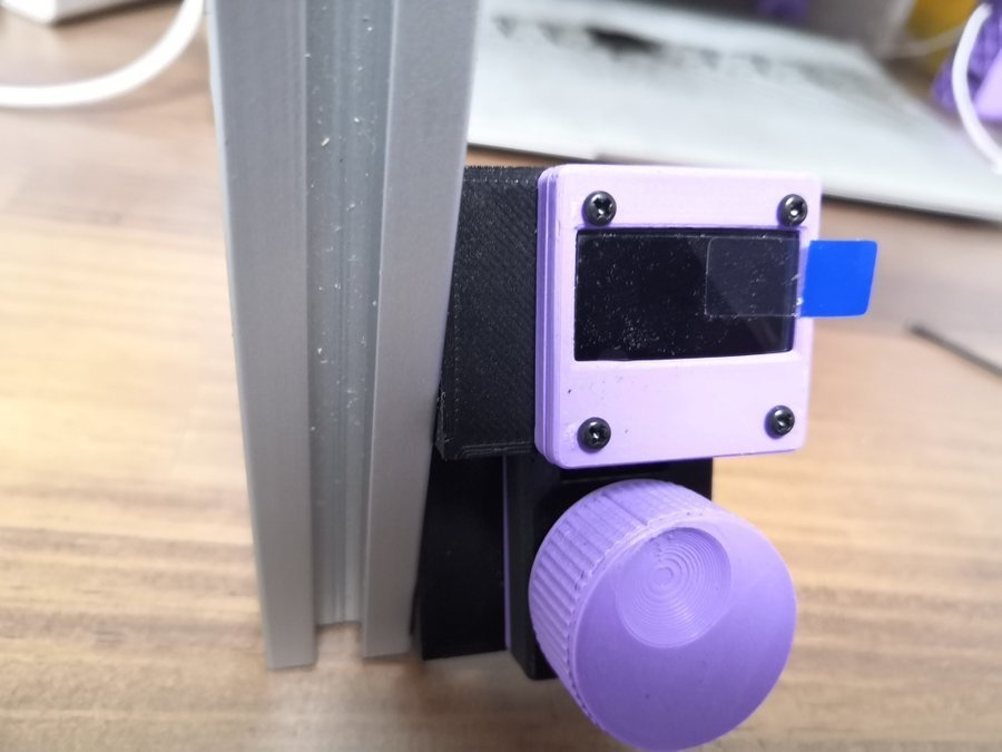 0.96インチOLED&ロータリーエンコーダー ケース付き