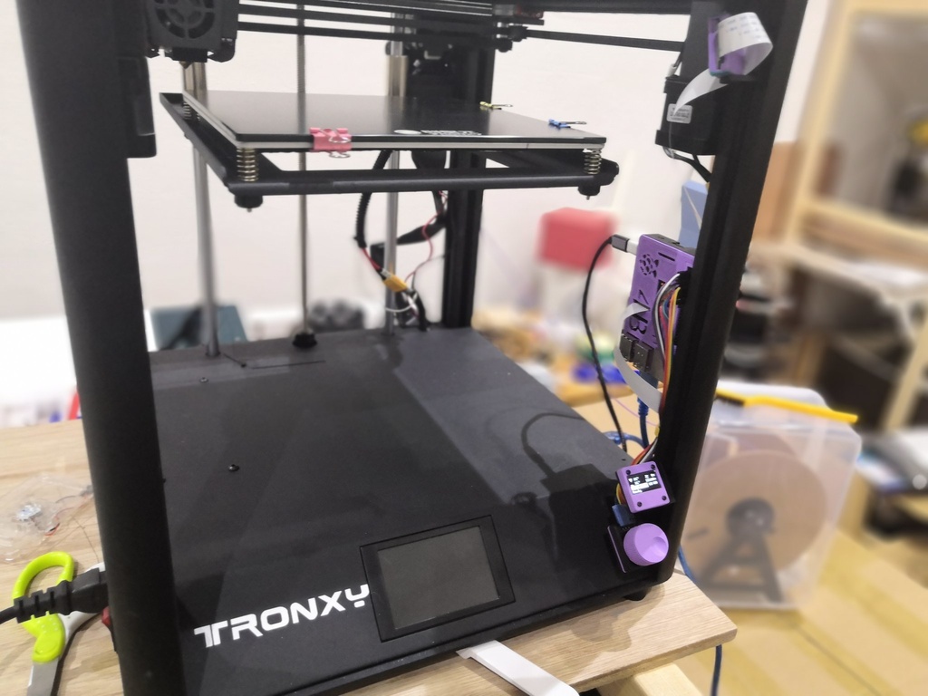 0.96インチOLED&ロータリーエンコーダー ケース付き