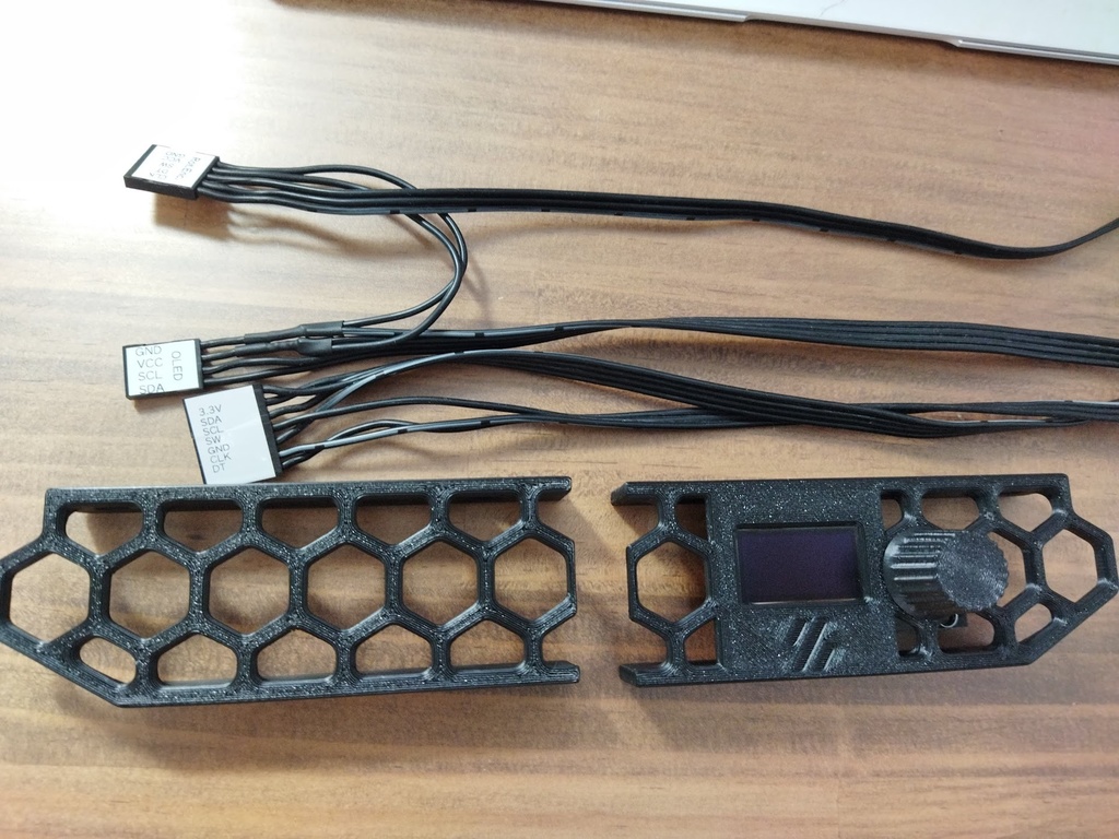 VORON V0.1用 スカート内蔵OLED&ロータリーエンコーダーセット