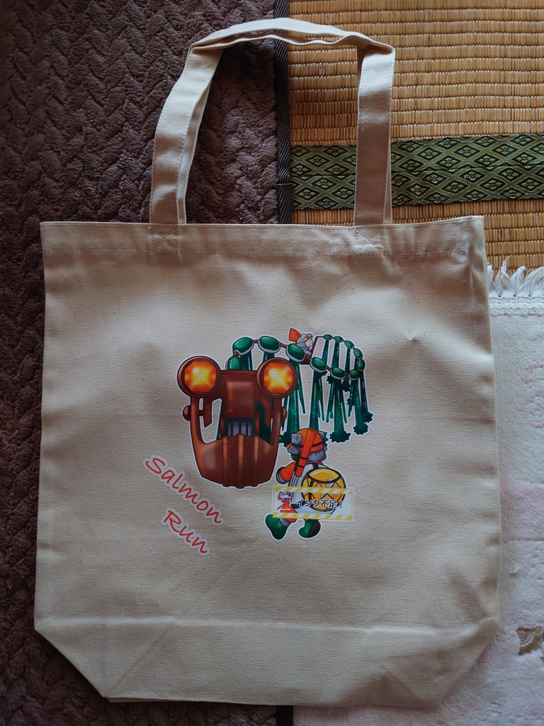 サーモンラントートバッグ