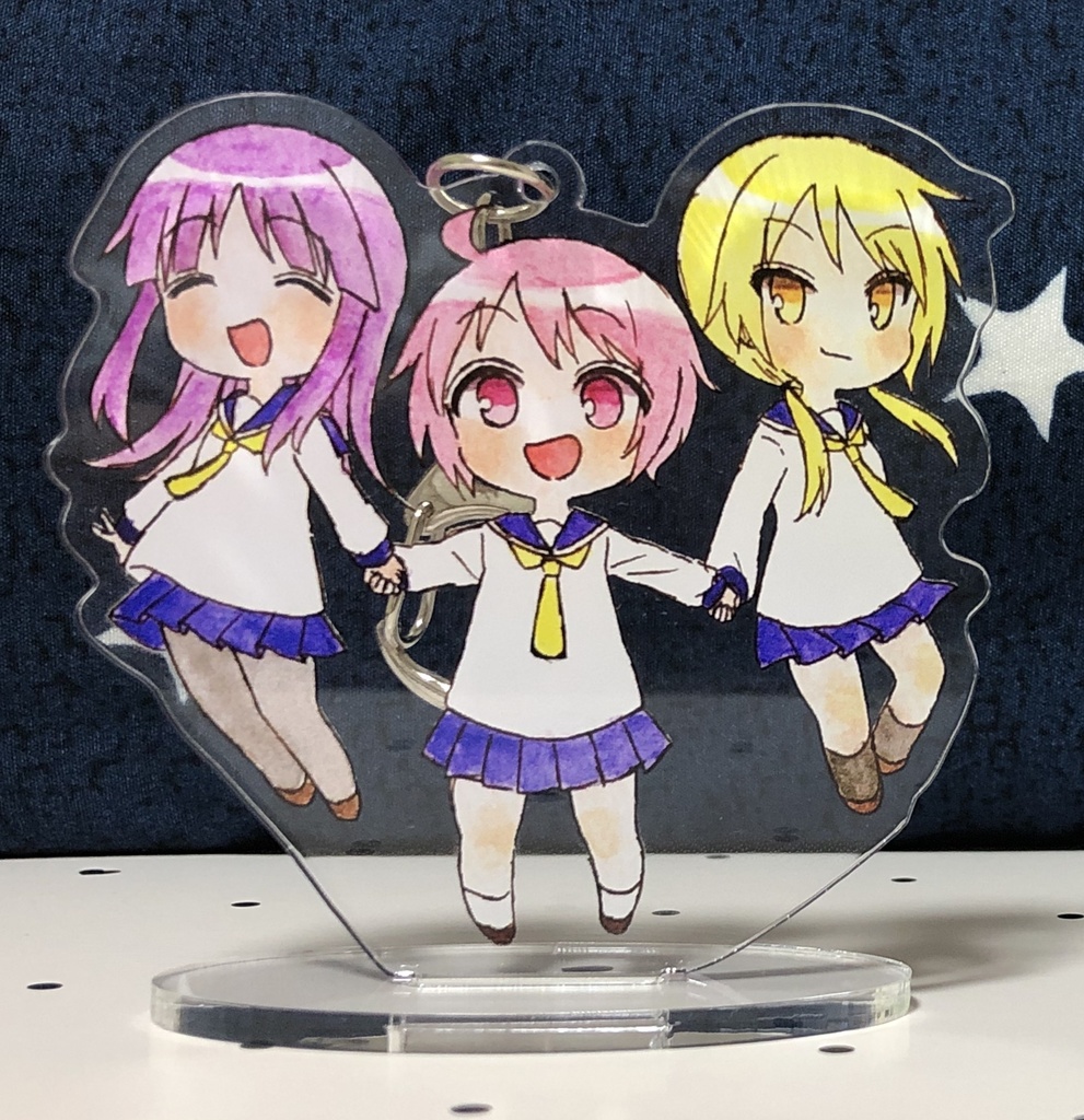 ゆゆ式アクリルキーホルダースタンド各種