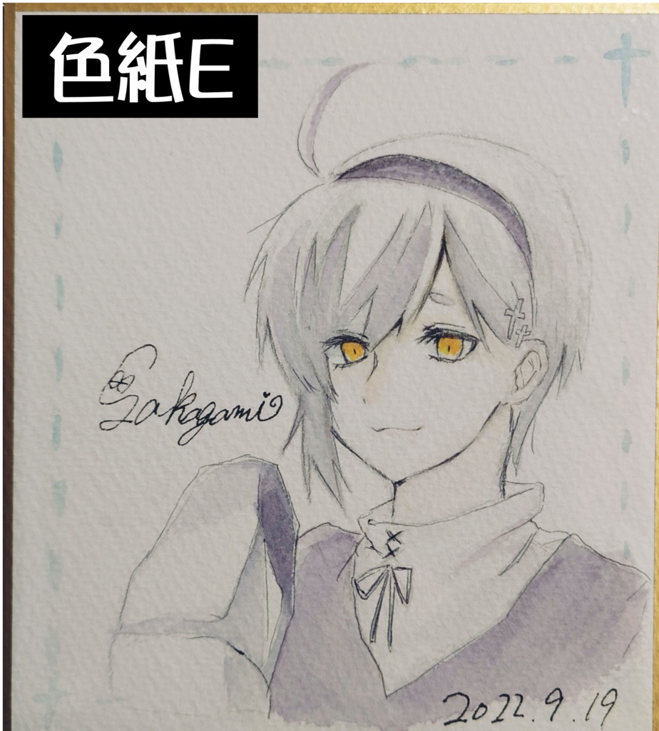 原画イラスト(色紙)