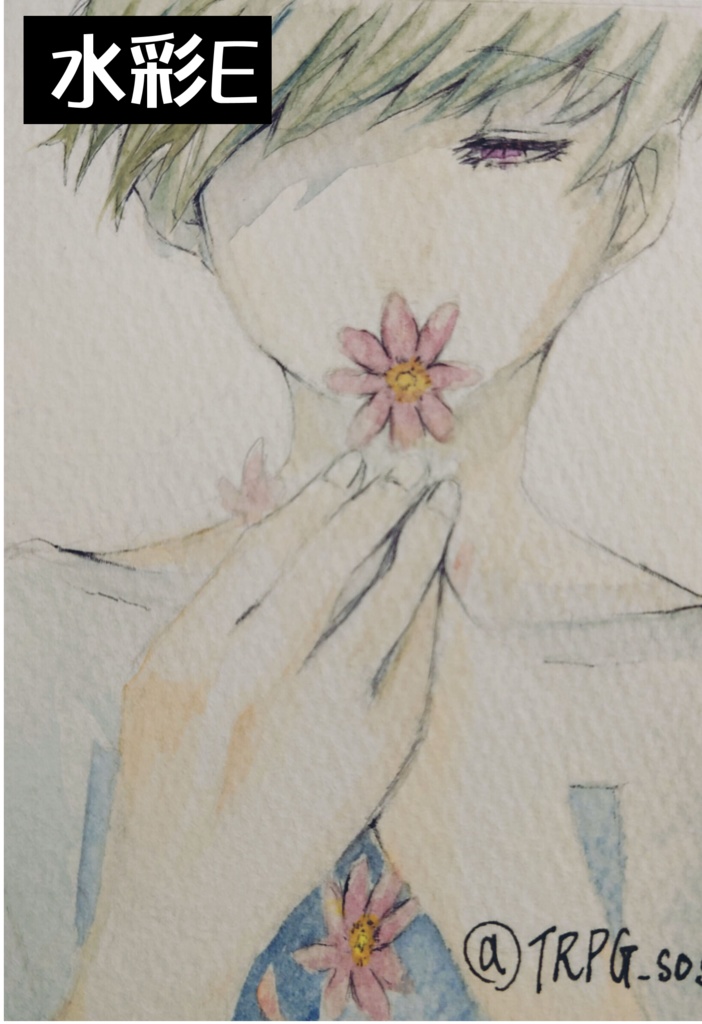 イラスト原画(水彩)