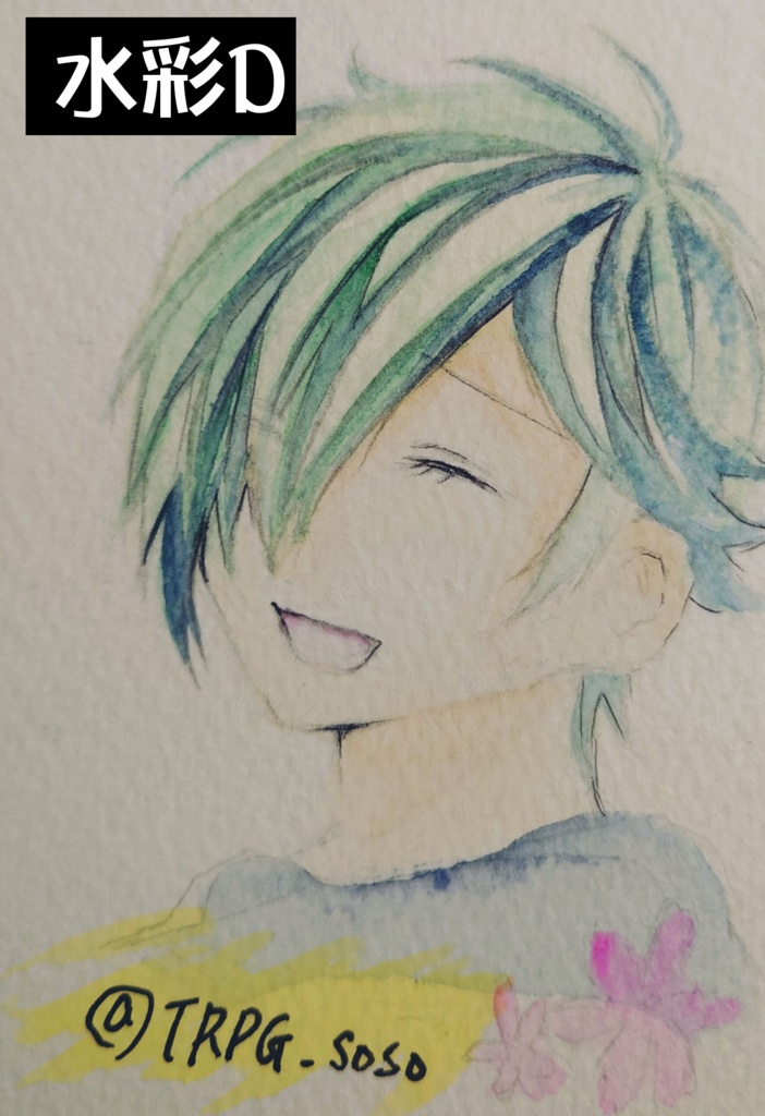 イラスト原画(水彩)