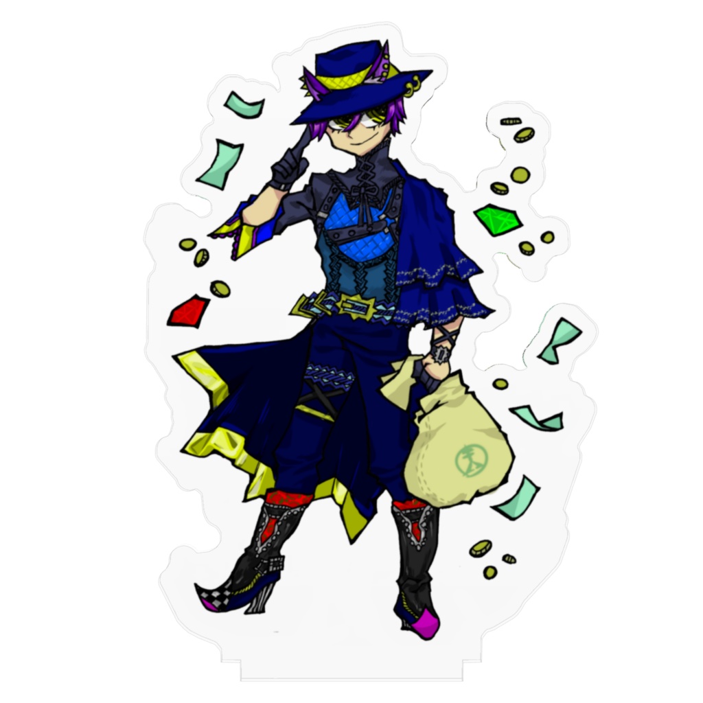 【盗賊】オリジナルファンタジージョブアクリルフィギュアシリーズ