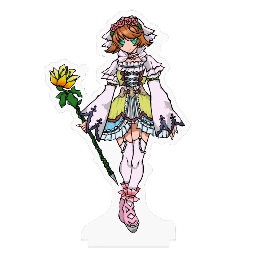 【白魔導士】オリジナルファンタジージョブアクリルフィギュアシリーズ