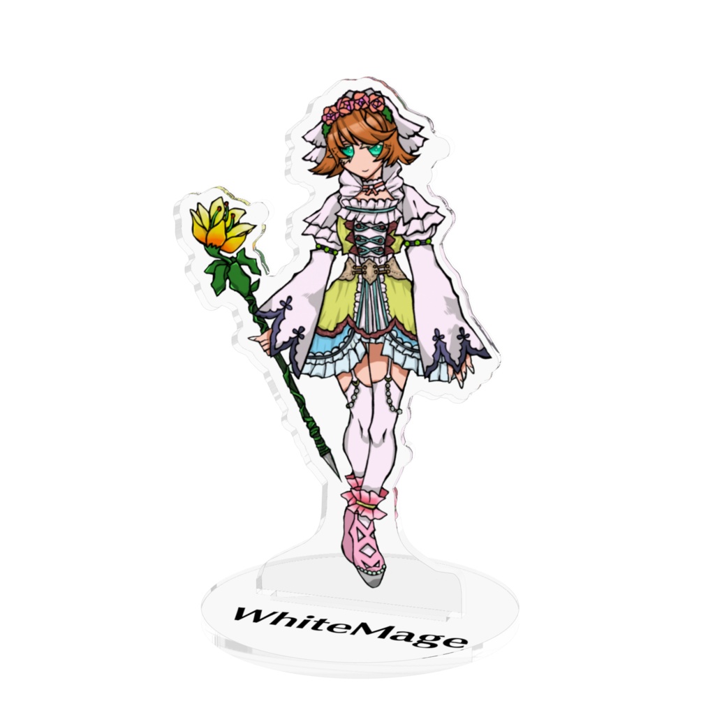 【白魔導士】オリジナルファンタジージョブアクリルフィギュアシリーズ