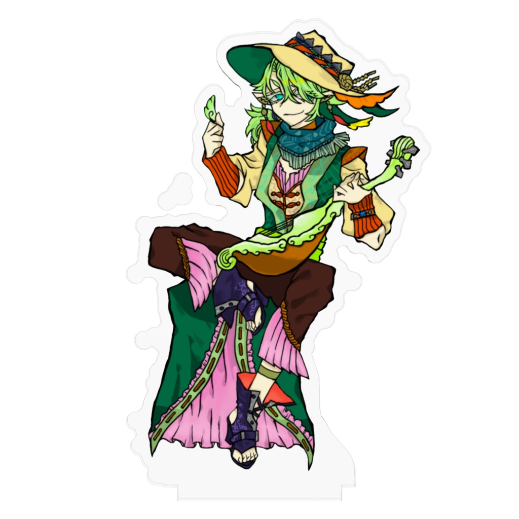 【吟遊詩人】オリジナルファンタジージョブアクリルフィギュアシリーズ