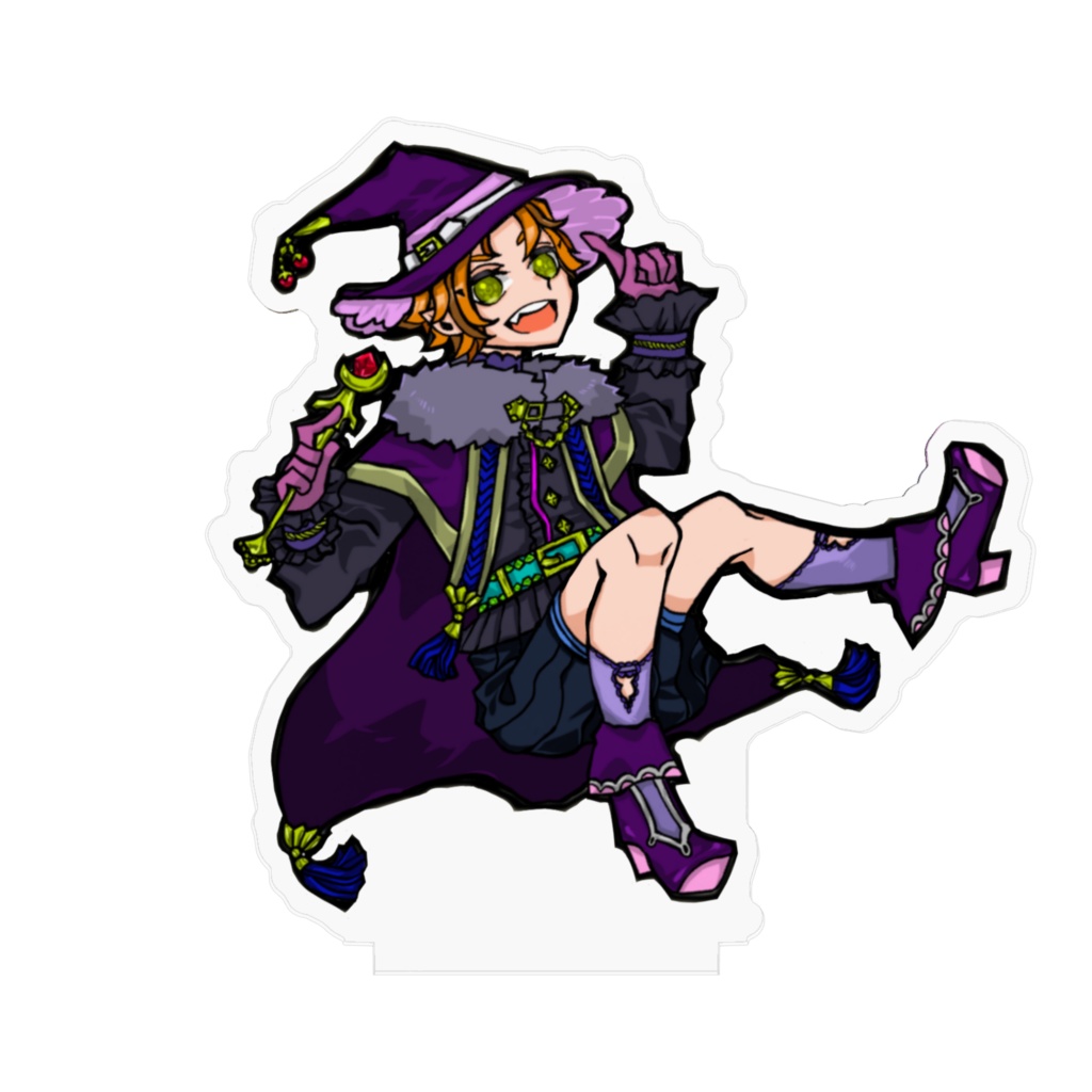 【黒魔導士】オリジナルファンタジージョブアクリルフィギュアシリーズ