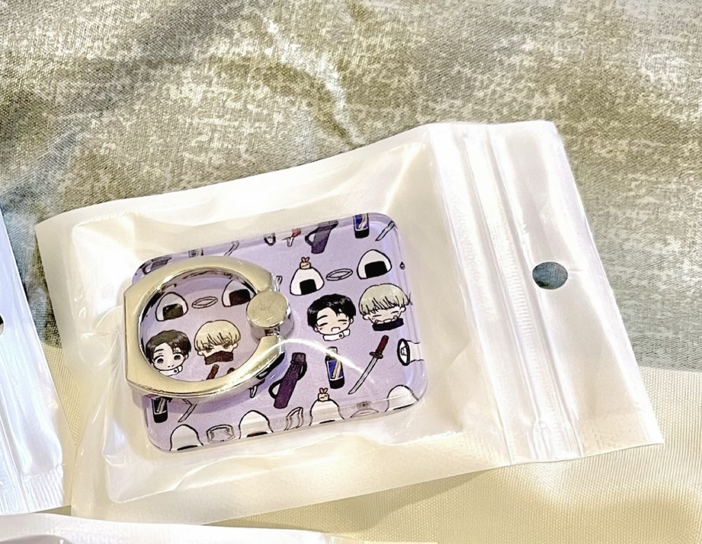 乙棘スマホリング(3色展開)