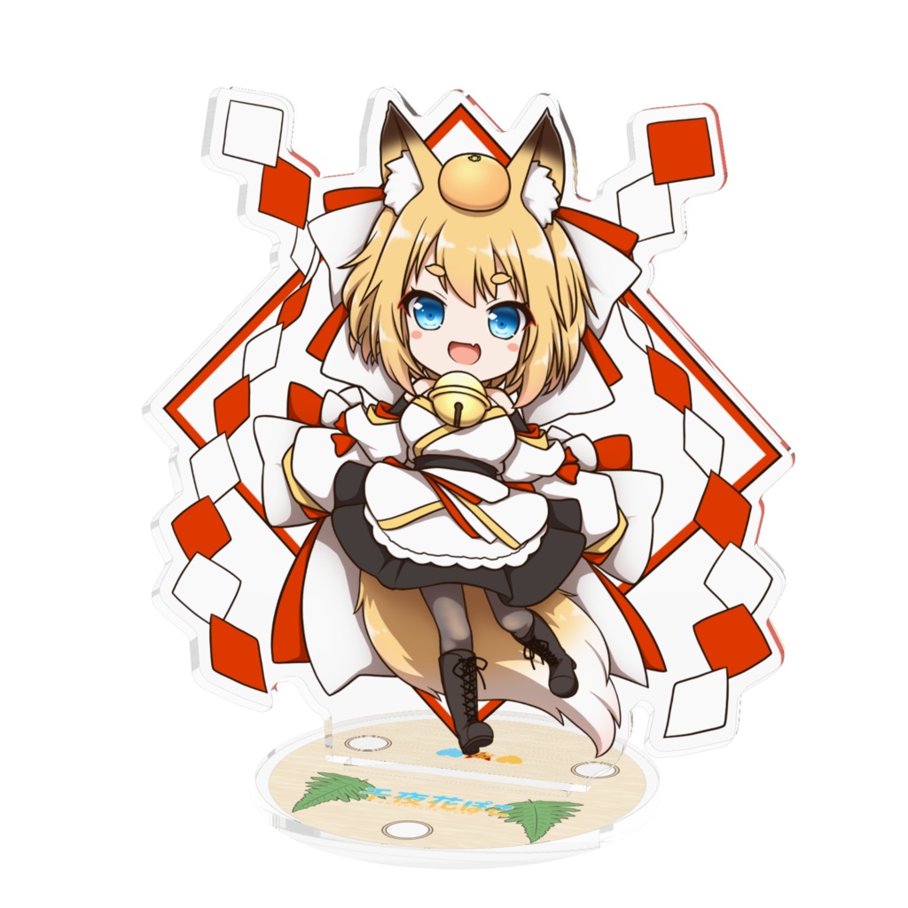 千夜花ぽこ「でっかい鏡餅は新年の表れ」アクリルスタンド