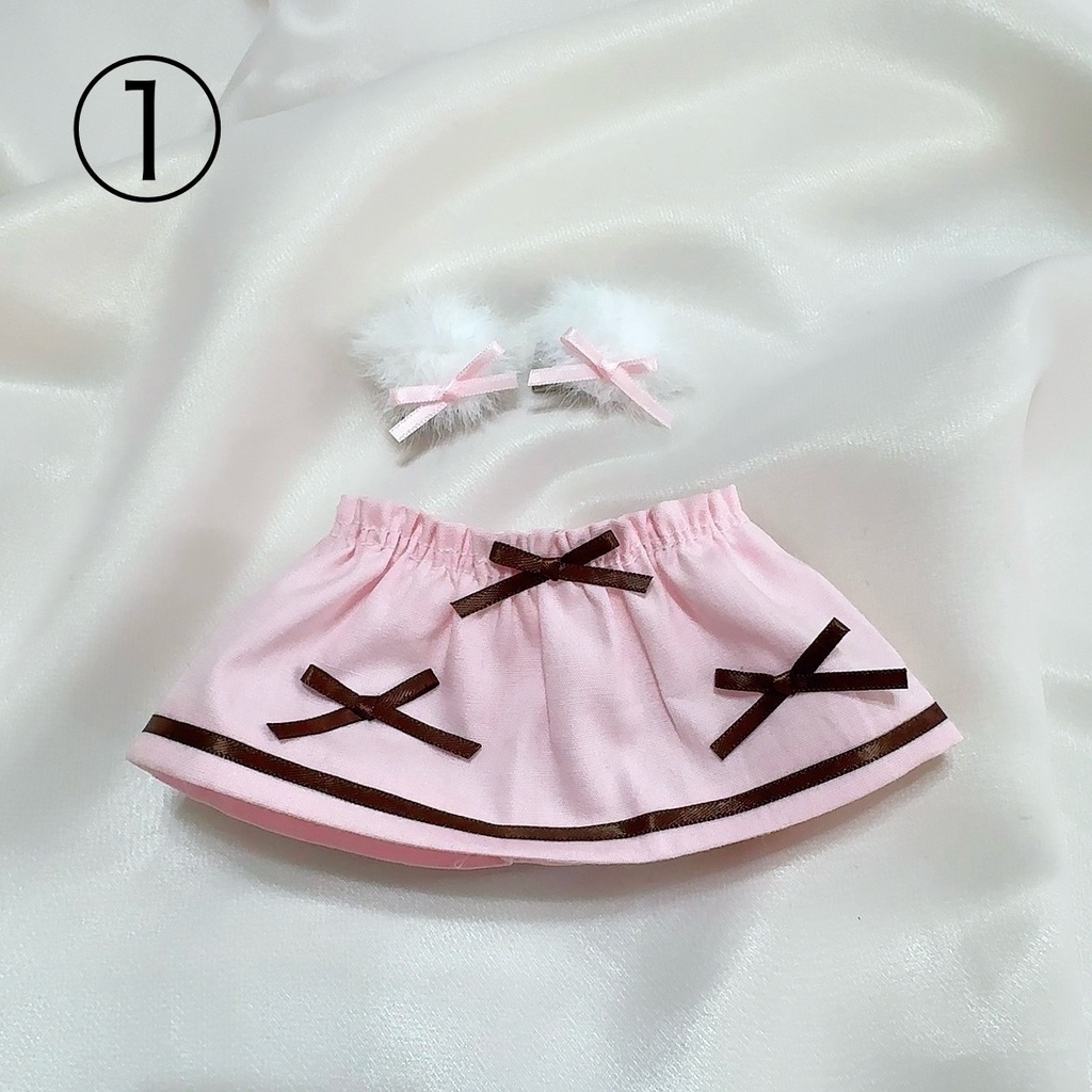 モンおぱんつ/スカート ポンポンset