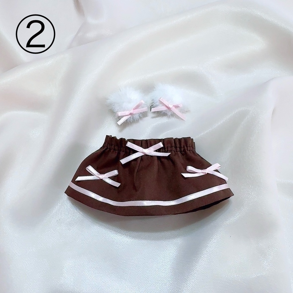 モンおぱんつ/スカート ポンポンset